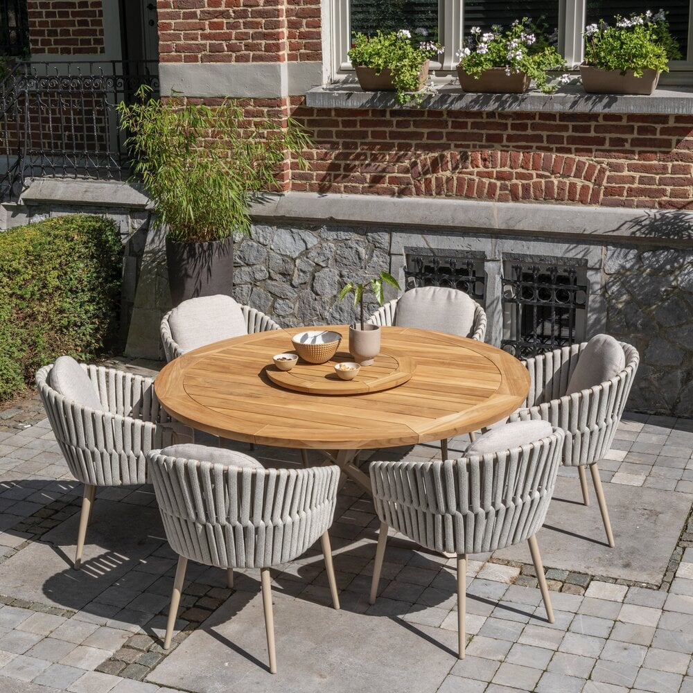 eva prado dining tuinset 160 cm rond 7 delig latte.html